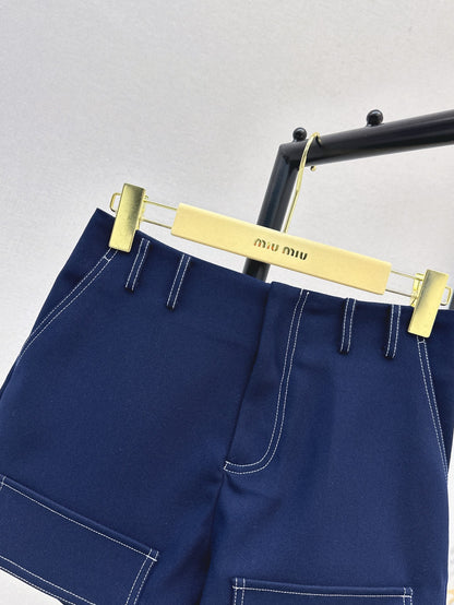 M*u  Pocket A-line shorts