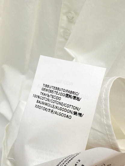 YS* 25ss Lapel sleeveless pleated dress