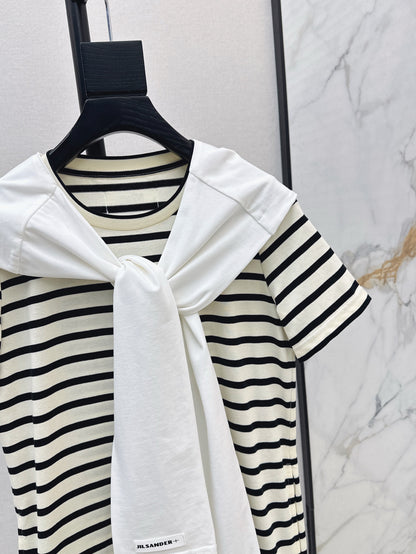 Jil* 25ss Striped casual straight dress