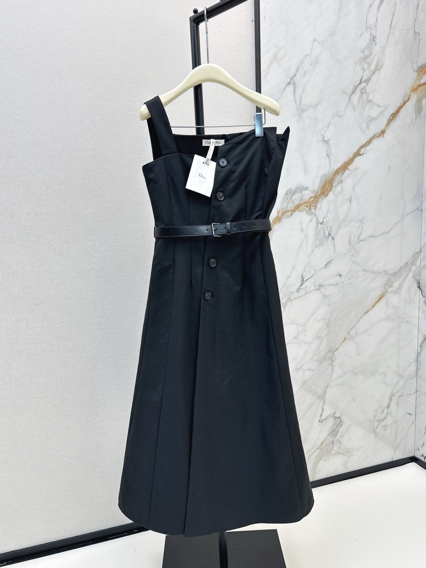 D*r 25ss Leather belt designer dress
