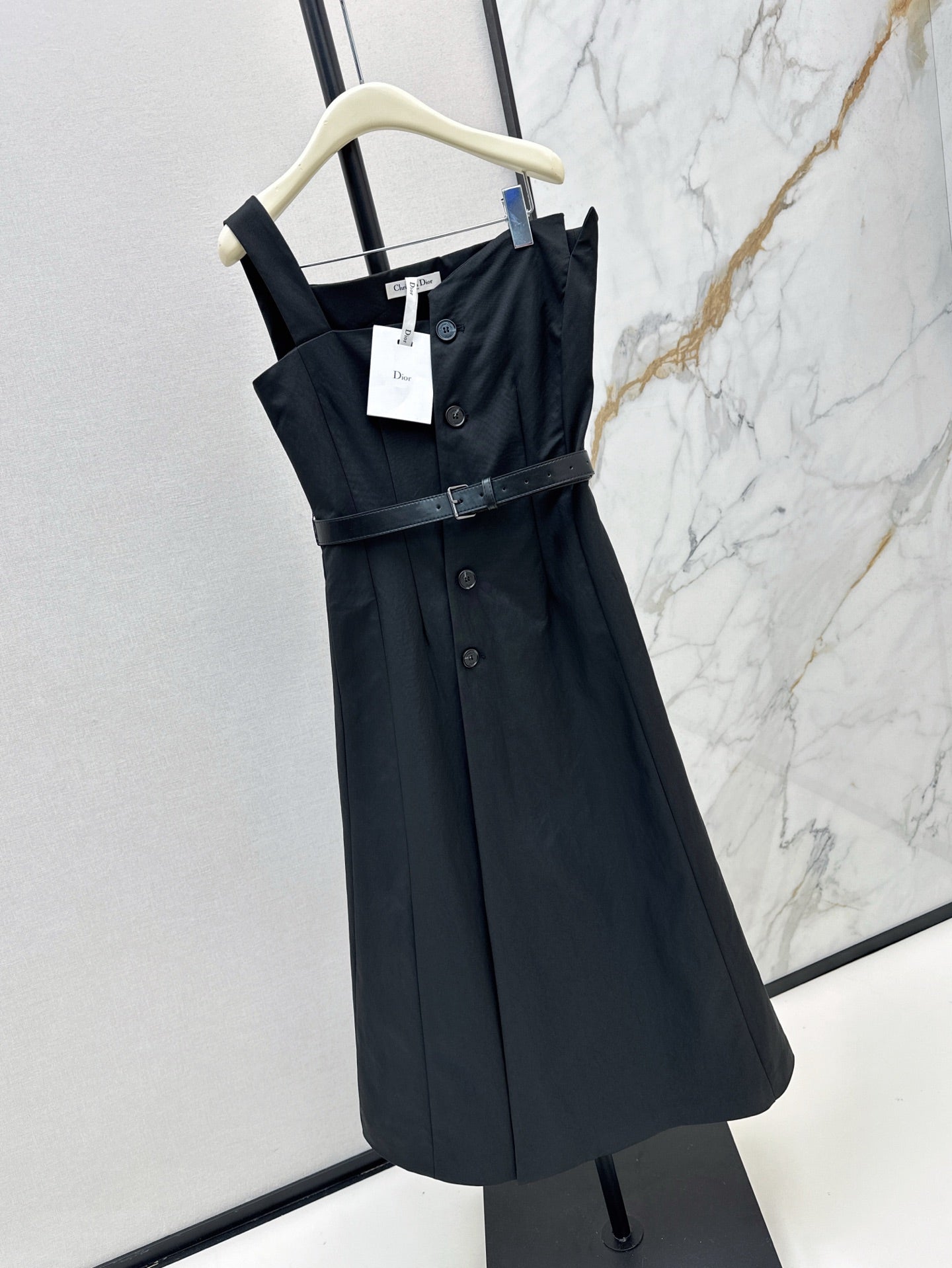 D*r 25ss Leather belt designer dress