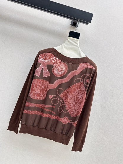 Herm* Long-sleeve twillaine sweater