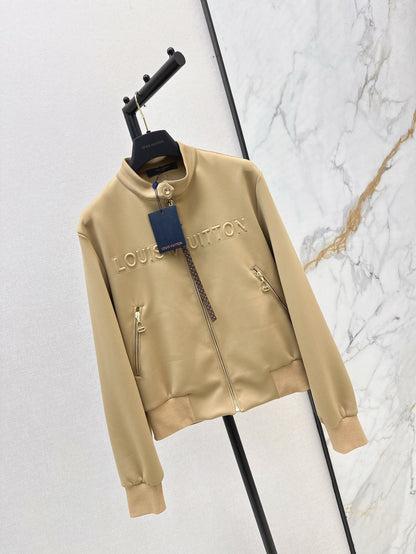 Loui* Embossed Bomber Jacket