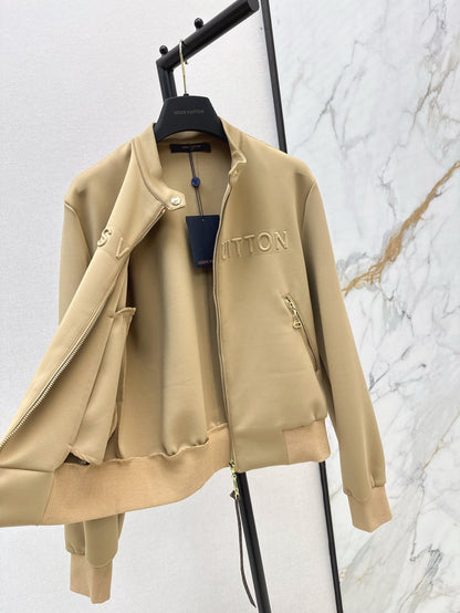 Loui* Embossed Bomber Jacket