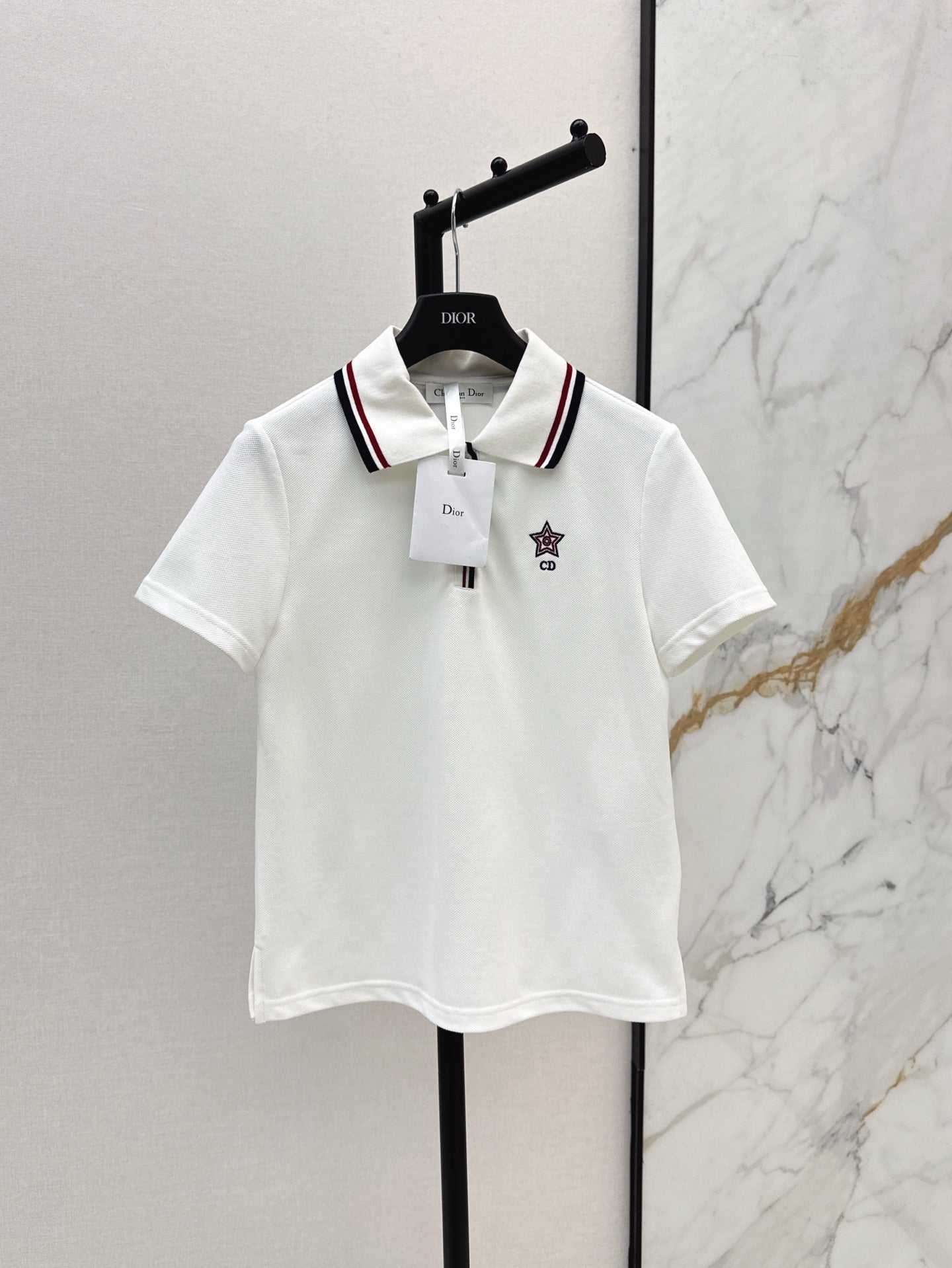 D*r 25ss Polo shirt with logo embroidery on chest