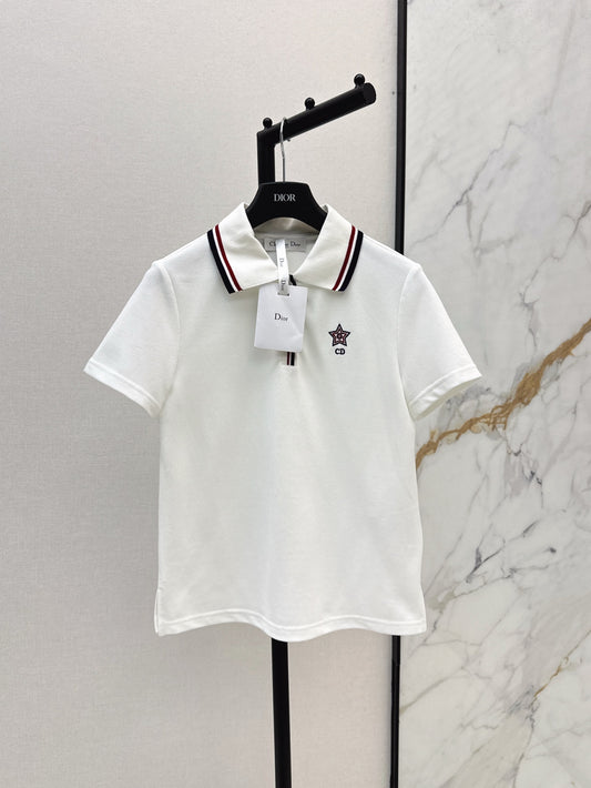 D*r 25ss Polo shirt with logo embroidery on chest