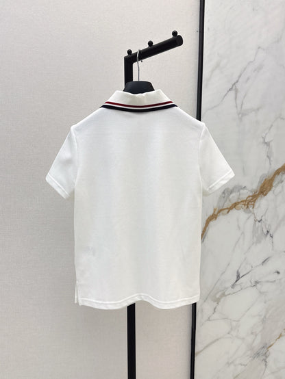 D*r 25ss Polo shirt with logo embroidery on chest