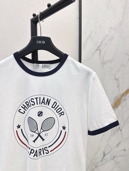 D*r 25ss Tennis racket cottom t-shirt