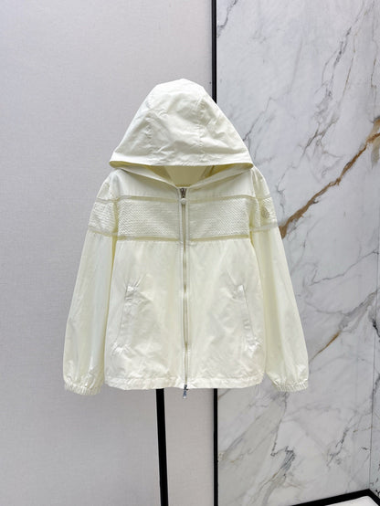 Monc* 25ss Embroidered Hooded Jacket