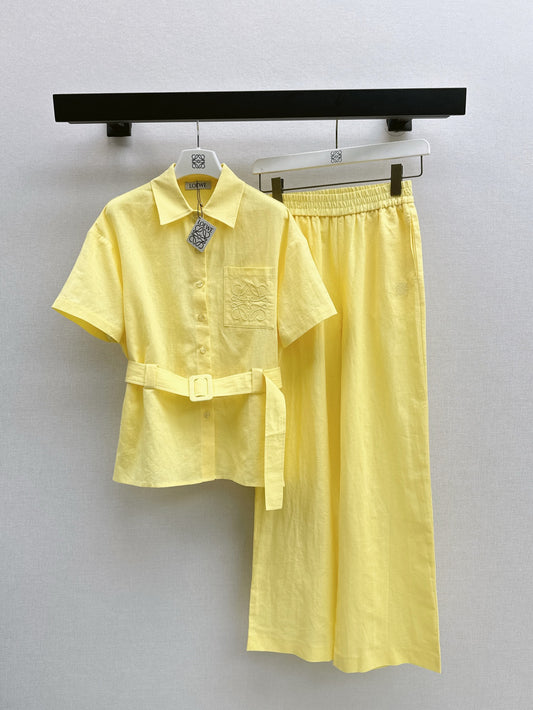 Loe* 25ss Linen leisure suit