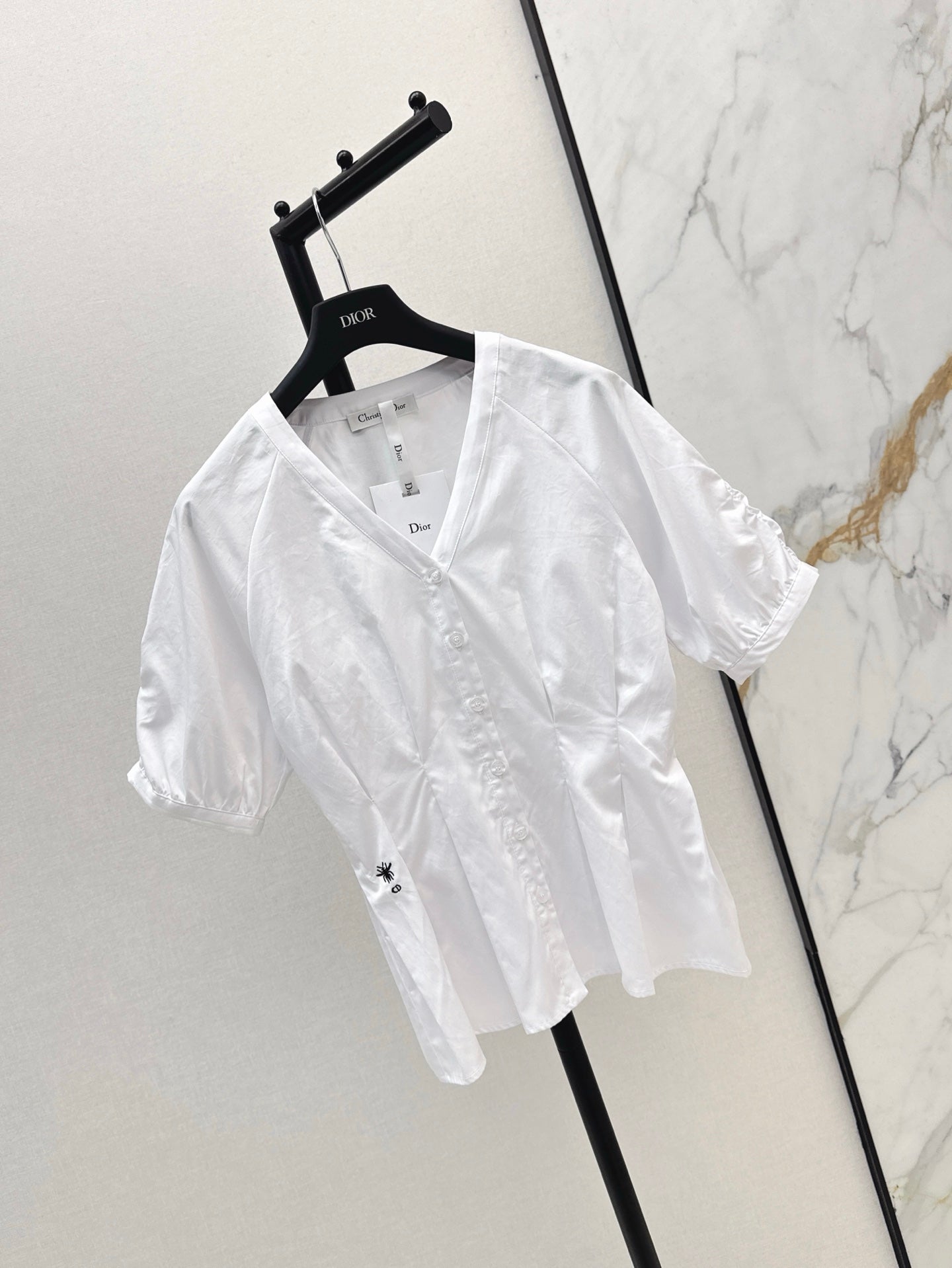 D*r 25ss embroidered cotton shirt