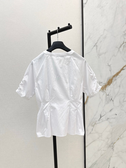 D*r 25ss embroidered cotton shirt