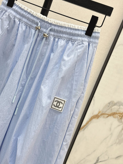 C*nel 25ss cotton wide-leg cargo pants