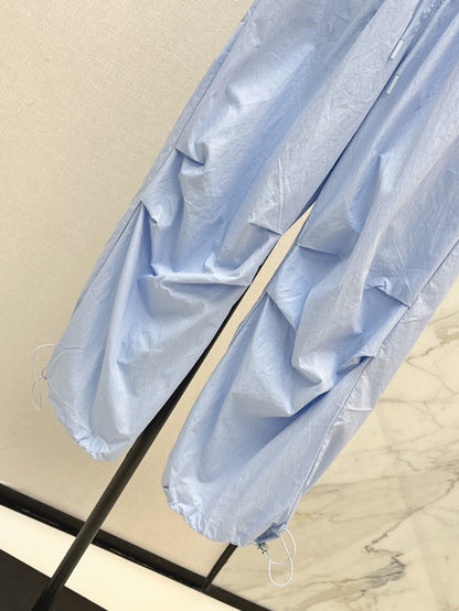C*nel 25ss cotton wide-leg cargo pants