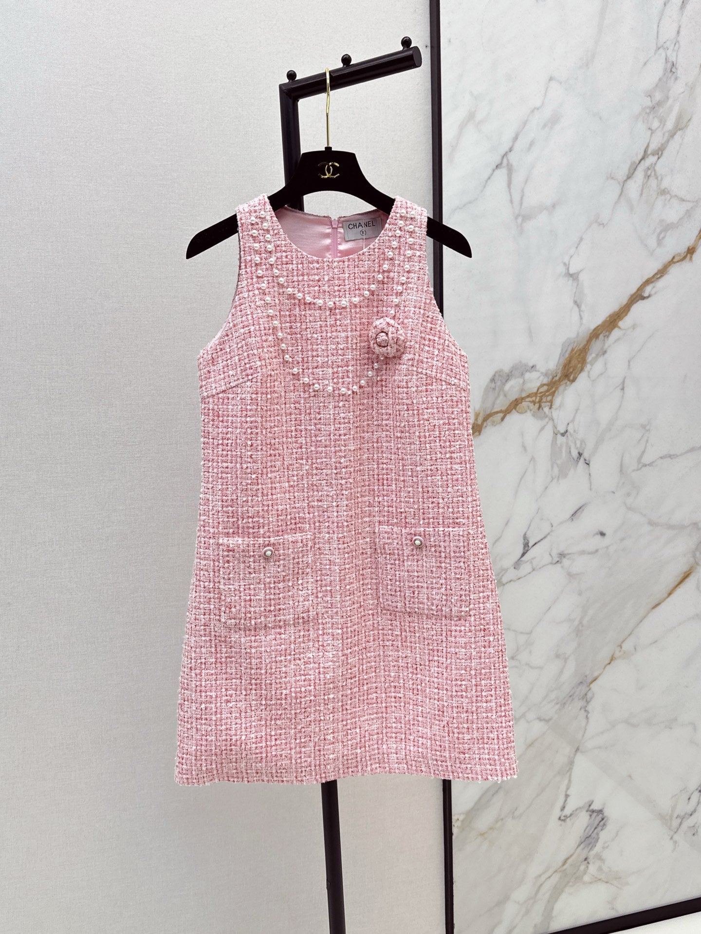 C*nel 25ss tweed minidress