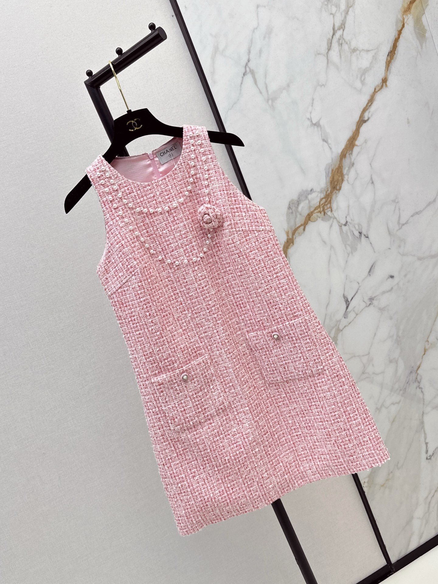 C*nel 25ss tweed minidress