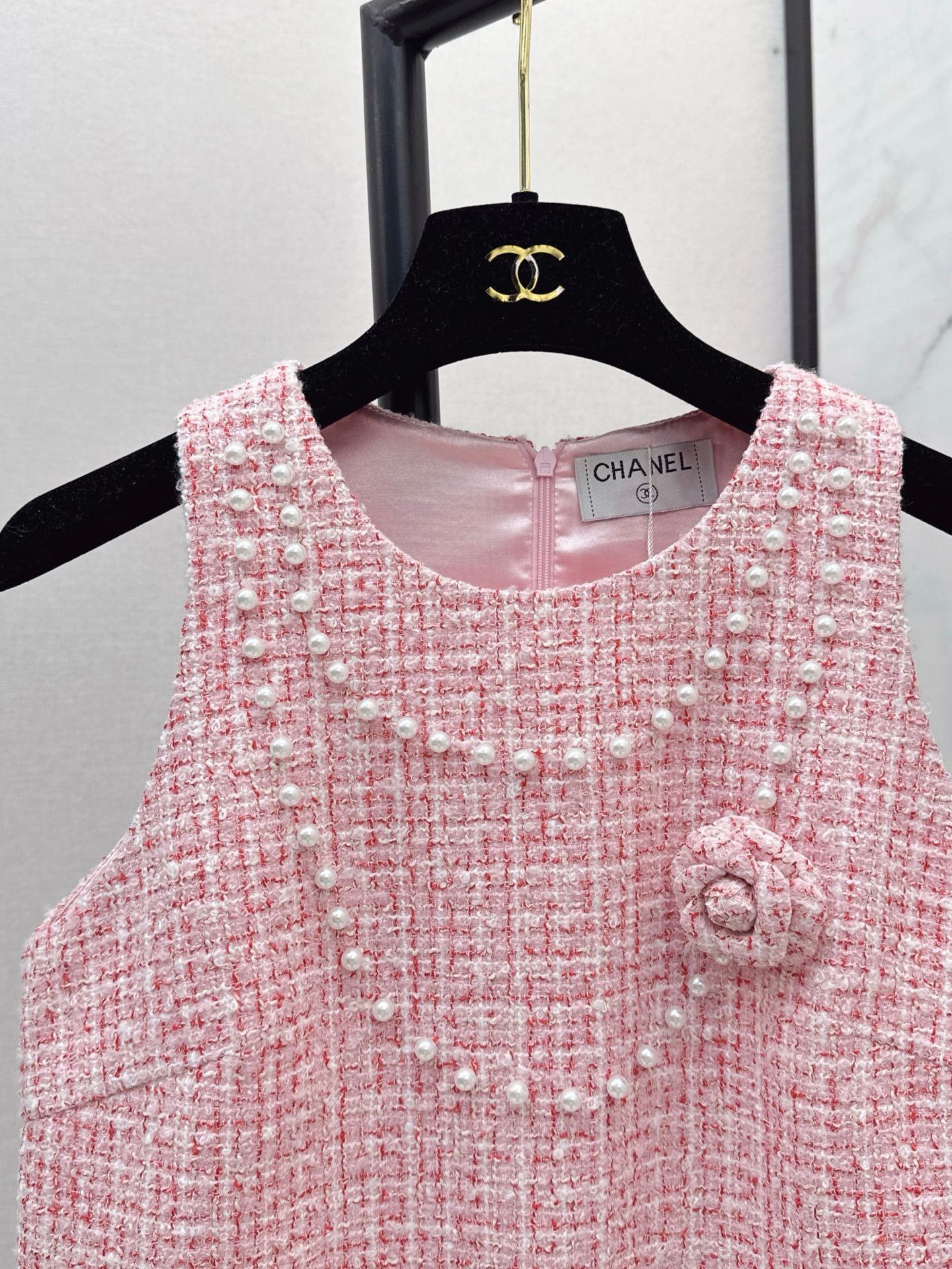 C*nel 25ss tweed minidress