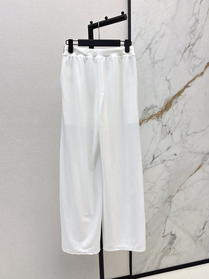 Gu* 25ss mesh pants with web