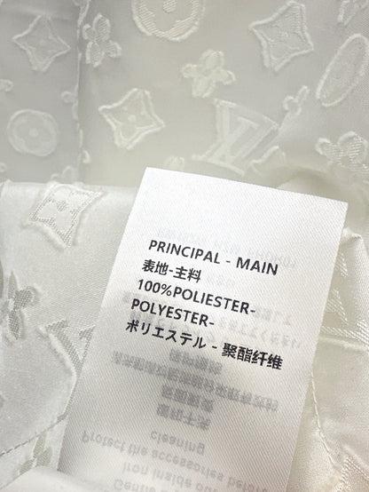 Loui* 25ss monogram jacquard stand collar top
