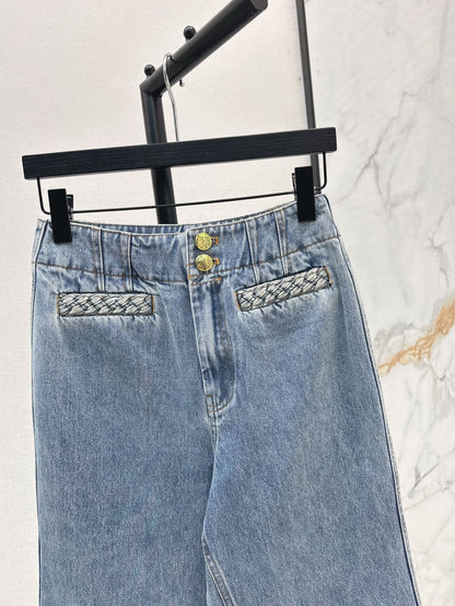 Zim* 25ss High-rise flared jeans