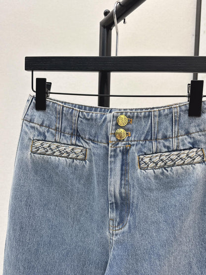Zim* 25ss High-rise flared jeans