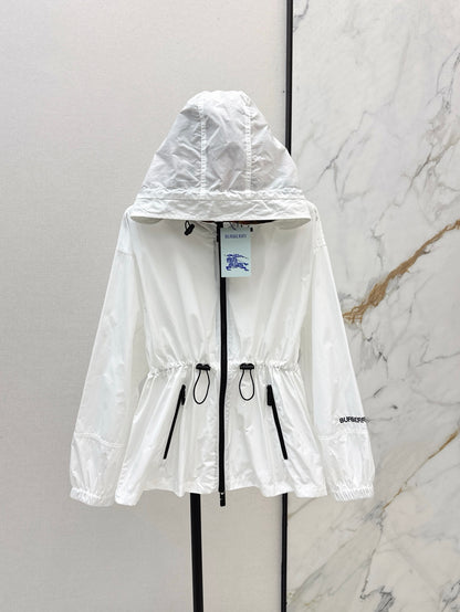 Bur* 25ss Nylon hooded jacket