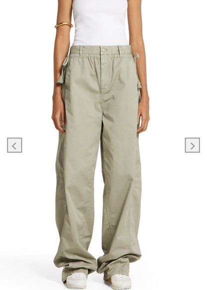 Gu*25ss Drawstring wide-leg pants