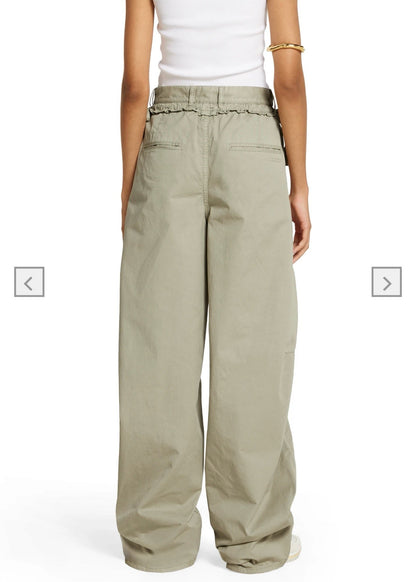 Gu*25ss Drawstring wide-leg pants