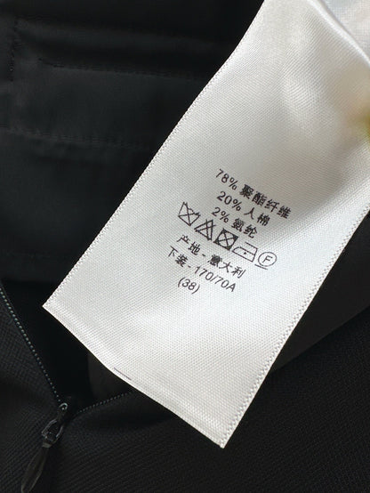 D*r 25ss wrap trousers with oblique buckle