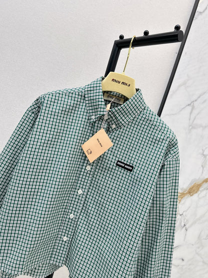 M*u 25ss checked shirt