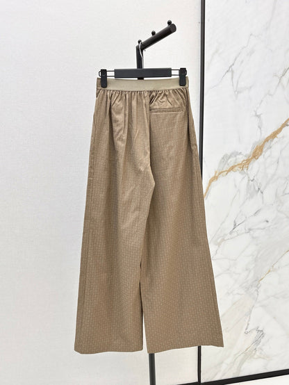 Herm* 25ss printed pleated trousers