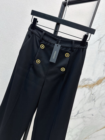 Versa* 25ss metal buttons blazer pants