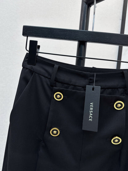 Versa* 25ss metal buttons blazer pants