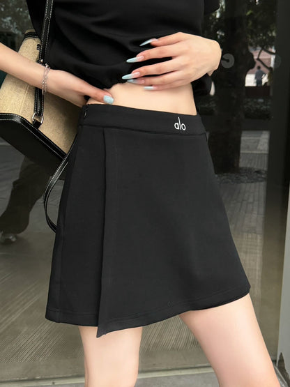 a1o 25ss cropped polo shirt miniskirt suit