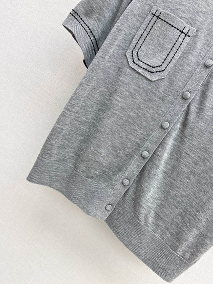 MaxM* 25ss short-sleeve cardigan