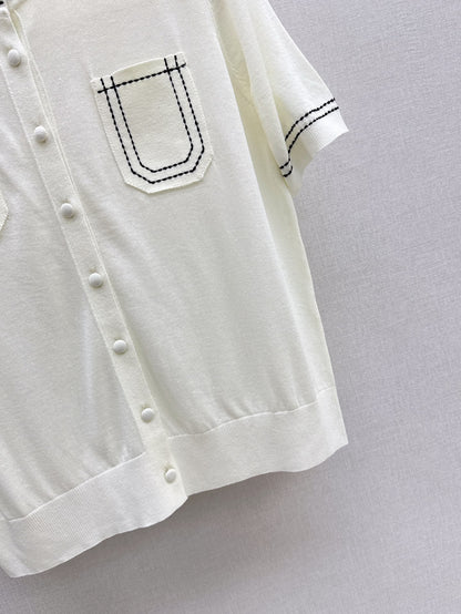 MaxM* 25ss short-sleeve cardigan