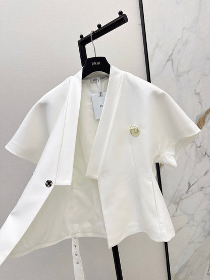 D*r 25ss short-sleeve belted jacket