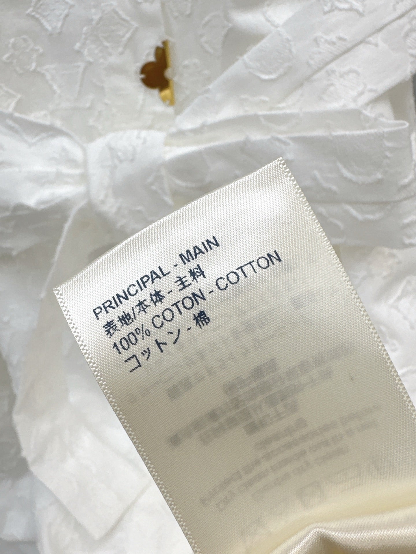 Loui* 25ss monogram jacquard belted dress