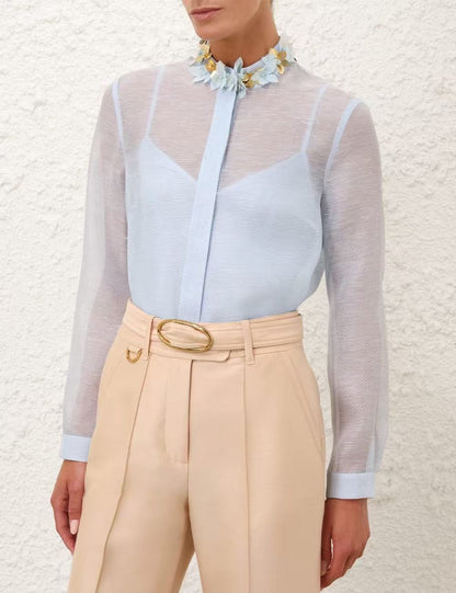 Zim* 25ss linen shirt