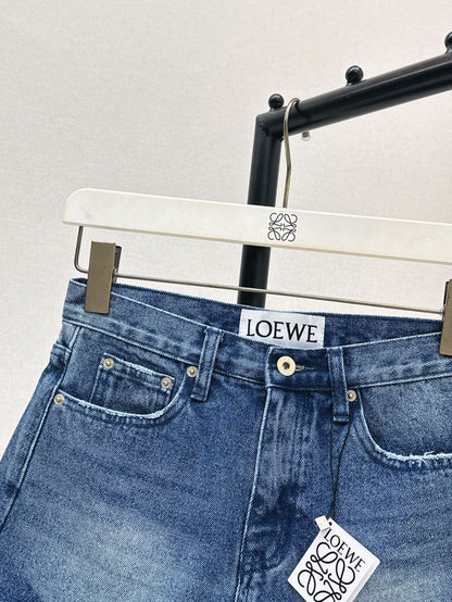 Loe* 25ss anagram denim minishorts