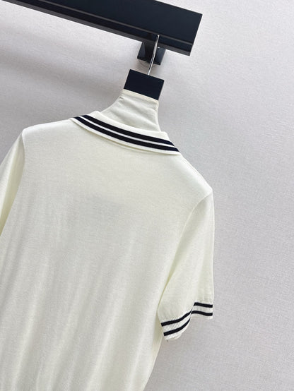 MaxM* 25ss knitted polo shirt