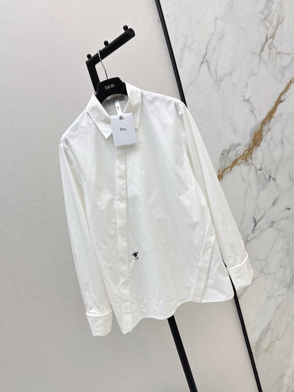 D*r 25ss Oblique buckle shirt