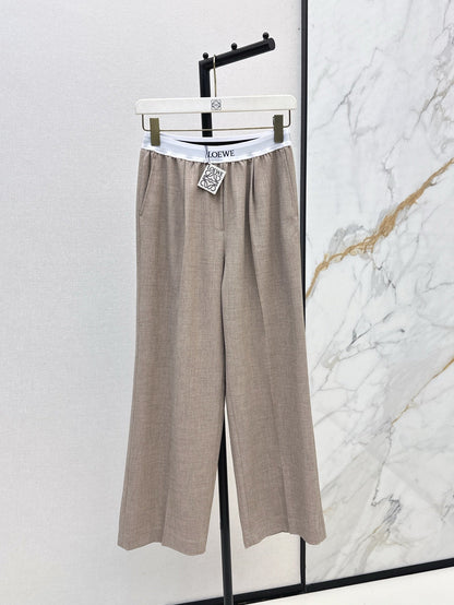 Loe* 25ss trousers in wool and cashmere