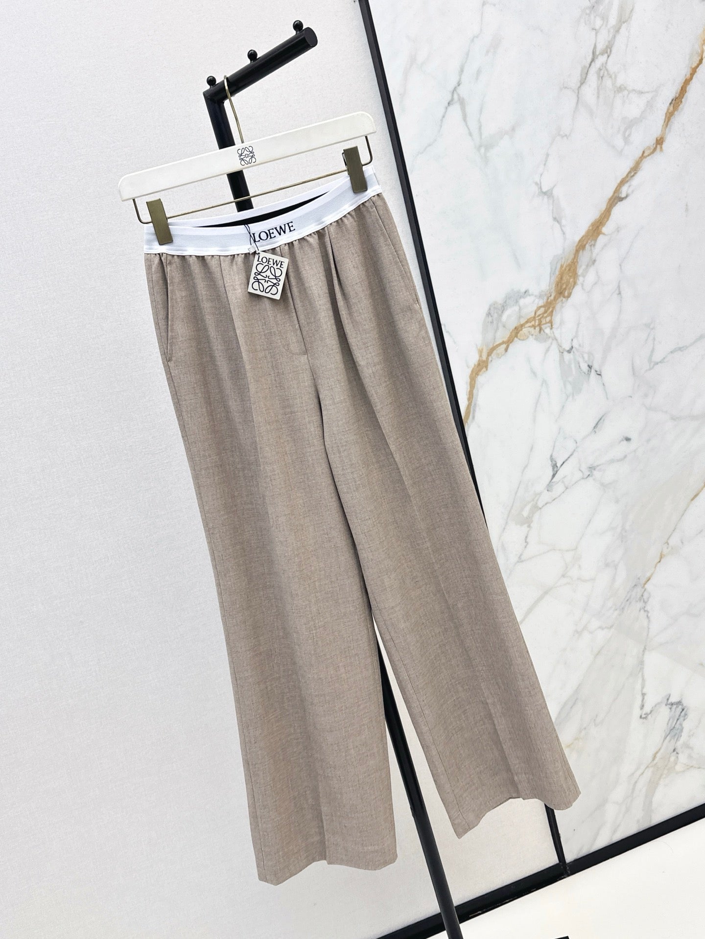 Loe* 25ss trousers in wool and cashmere