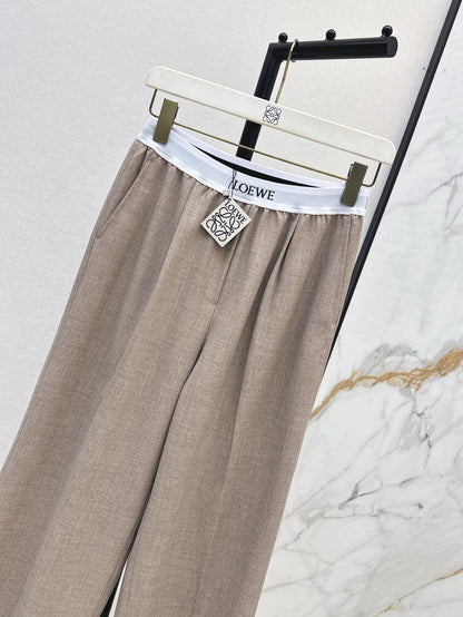 Loe* 25ss trousers in wool and cashmere