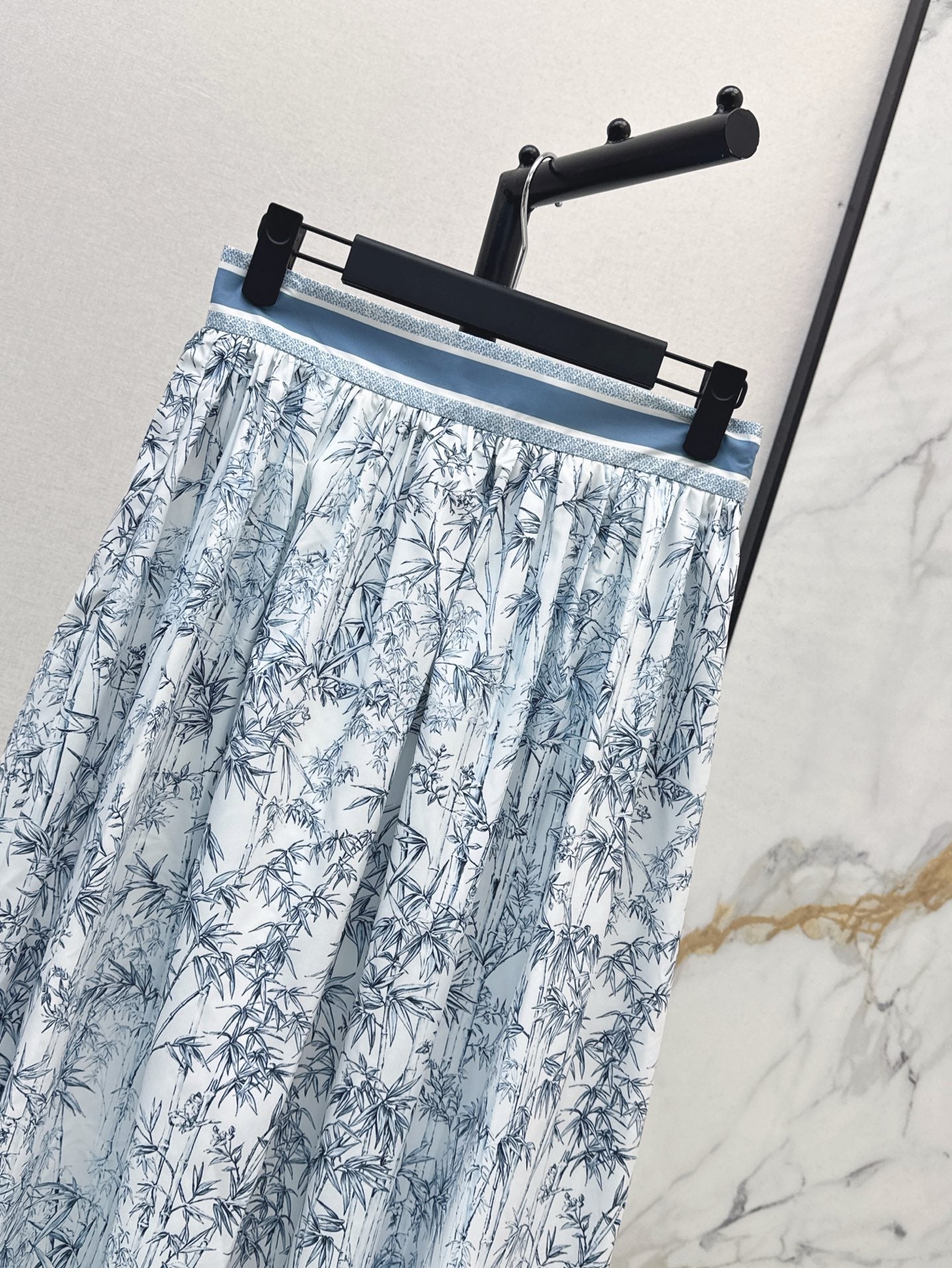 D*r 25ss mid-length printed skirt