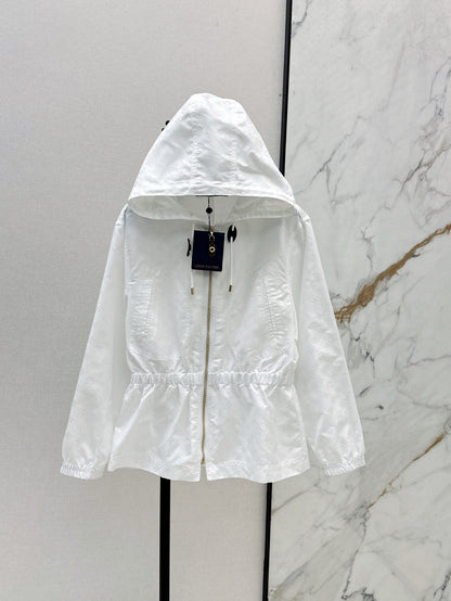 Loui* 25ss monogram hooded jacket