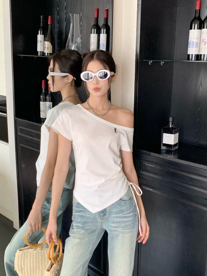 YS* 25ss Off-shoulder top