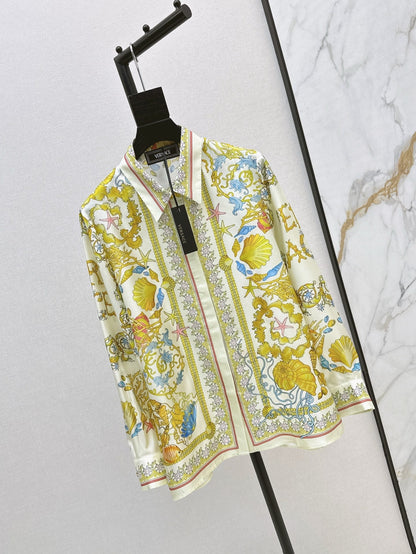 Versa* 25ss Barocco silk shirt