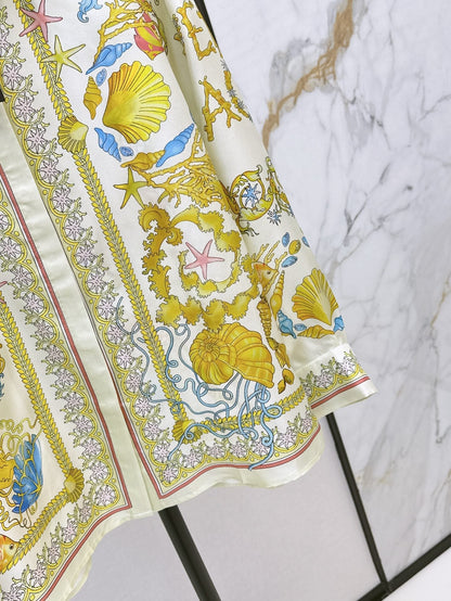 Versa* 25ss Barocco silk shirt